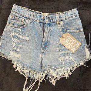 LF Furst of a kind vintage denim cutoff shorts